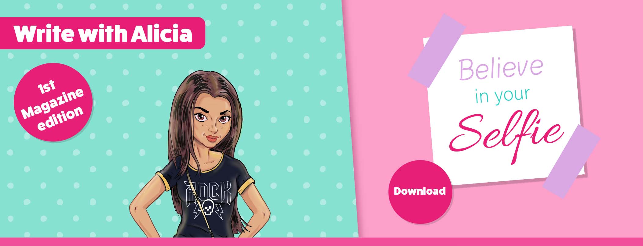 Selfie Girls Magazine schrijven met Alicia