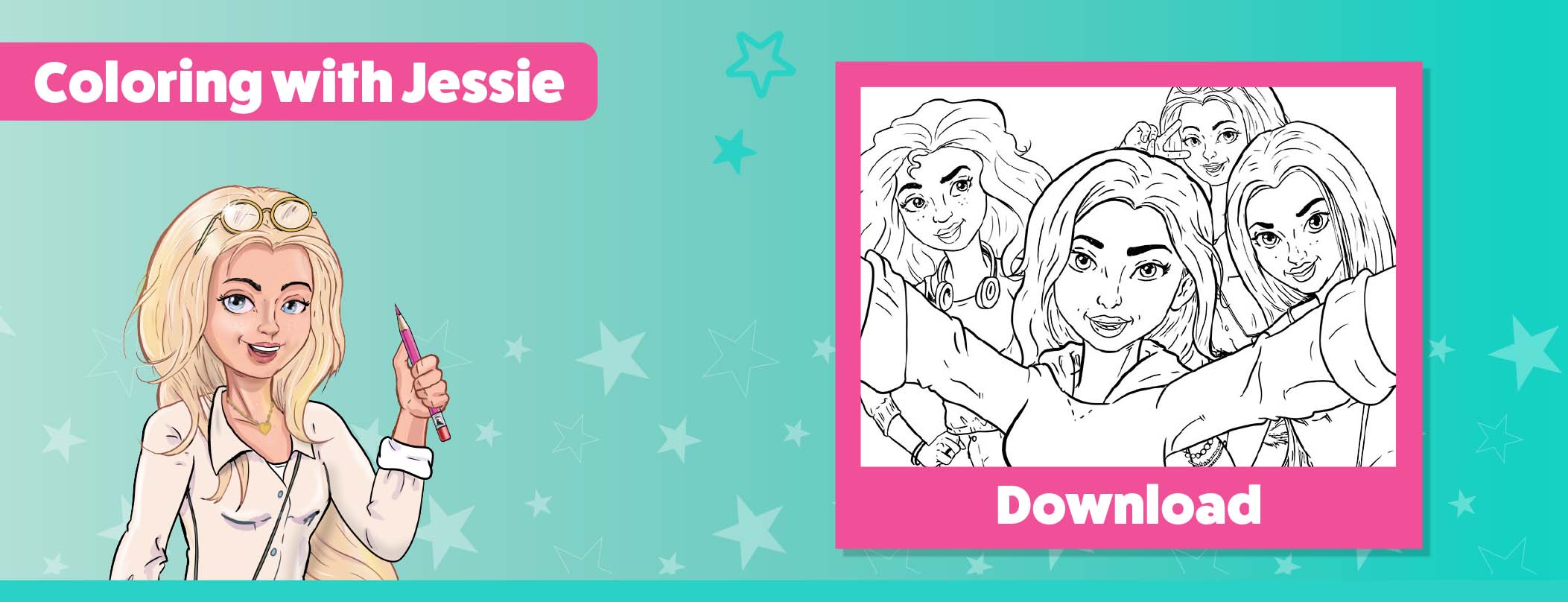 Coloring with Jessie